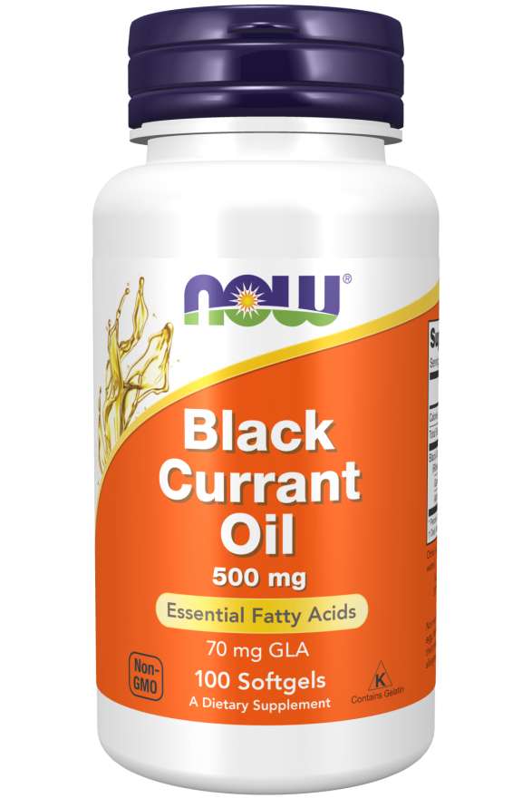 Black Currant Oil 500 mg Softgels