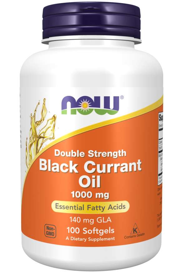 Black Currant Oil, Double Strength 1000 mg Softgels