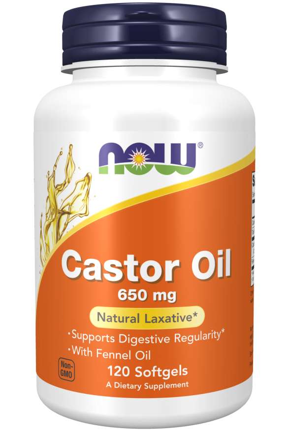 Castor Oil 650 mg Softgels