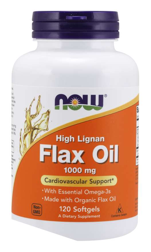 Flax Oil 1000 mg High Lignan Softgels