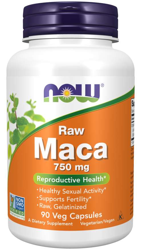 Maca 750 mg Raw Veg Capsules