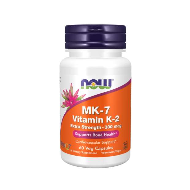 MK-7 Vitamin K-2, Extra Strength 300 mcg Veg Capsules