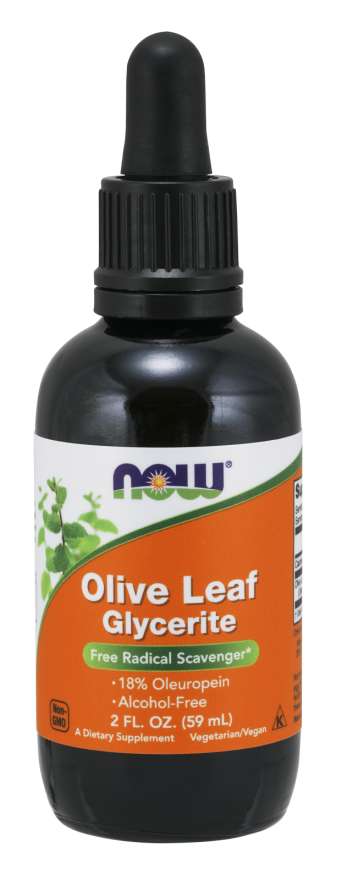 Olive Leaf Glycerite 18% Liquid