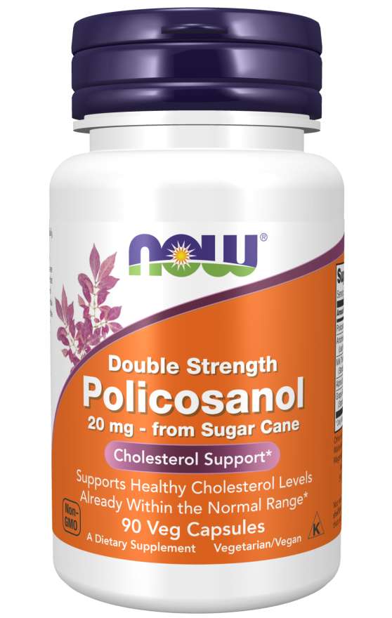 Policosanol, Double Strength 20 mg Veg Capsules