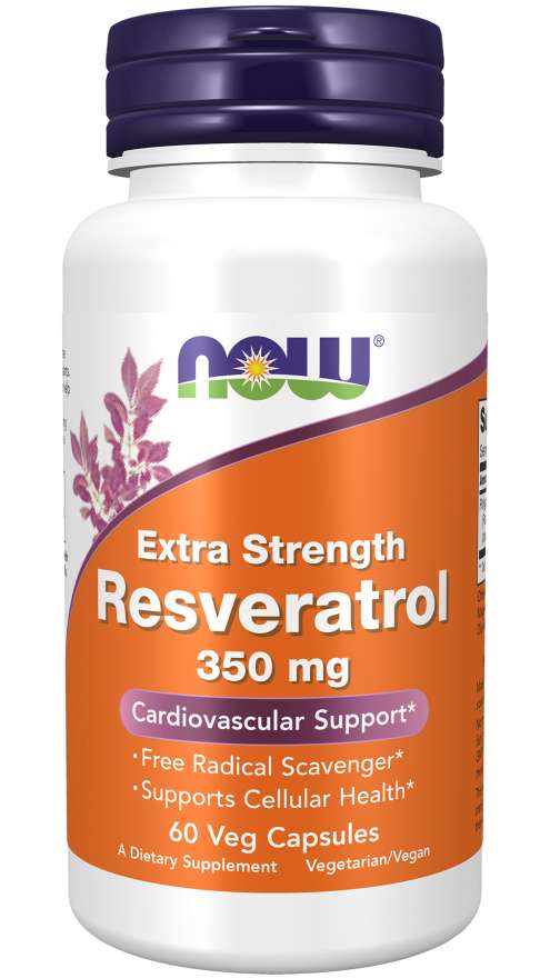 Resveratrol, Extra Strength 350 mg Veg Capsules