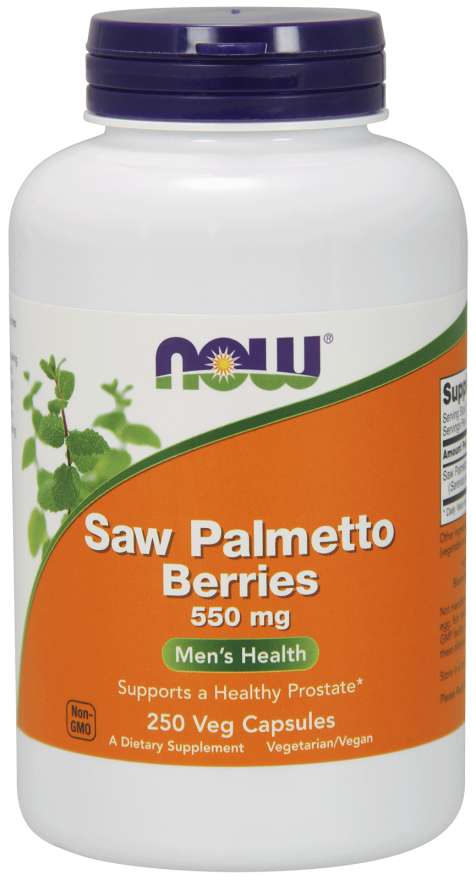 Saw Palmetto Berries 550 mg Veg Capsules