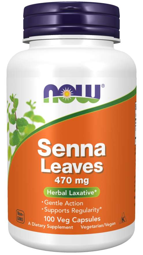 Senna Leaves 470 mg Veg Capsules