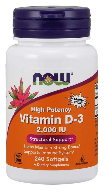 Vitamin D-3 2000 IU Softgels