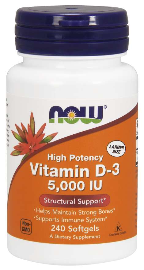 Vitamin D-3 5000 IU Softgels