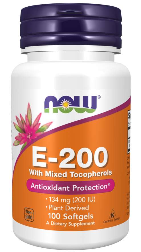 Vitamin E-200 With Mixed Tocopherols Softgels