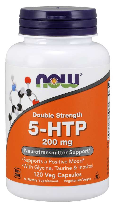 5-HTP, Double Strength 200 mg Veg Capsules