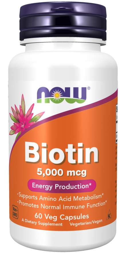 Biotin 5,000 mcg Veg Capsules