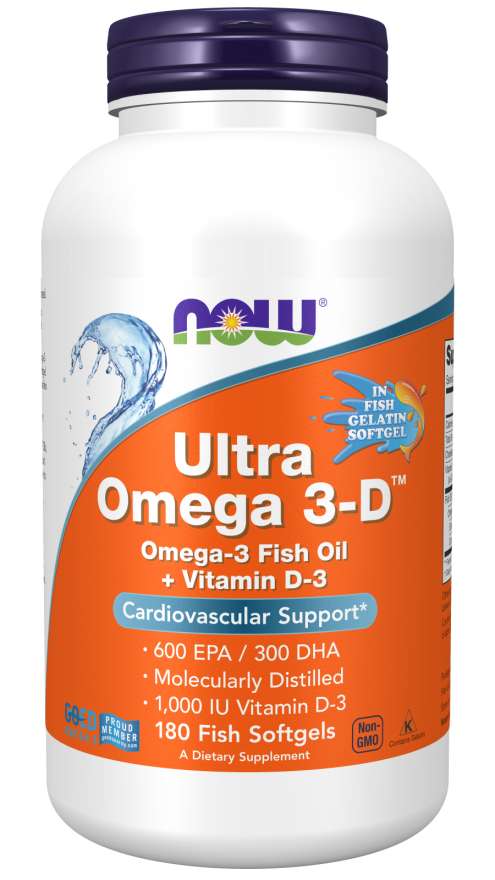 Ultra Omega 3-D™ (Fish Gelatin) Fish Softgels