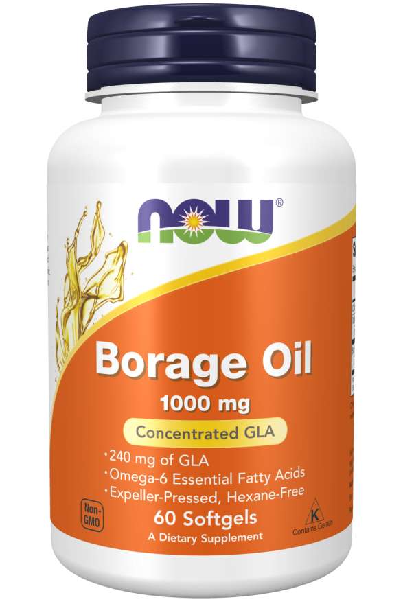 Borage Oil 1000 mg Softgels