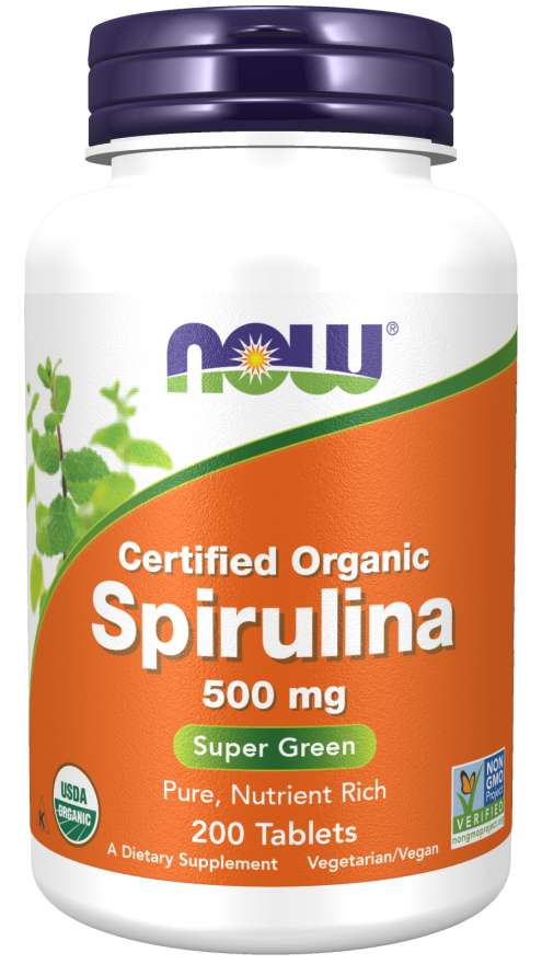 Spirulina 500 mg Tablets, Organic