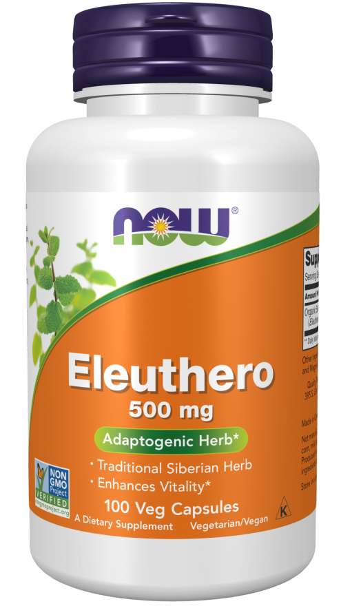 Eleuthero 500 mg Veg Capsules