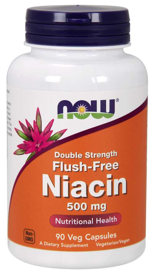 Niacin 500 mg, Double Strength Flush-Free Veg Capsules