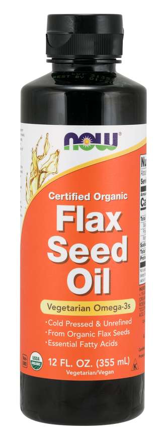 Flax Seed Oil Liquid, Organic