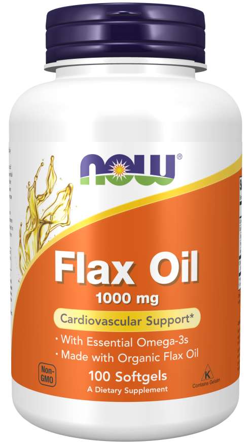 Flax Oil 1000 mg Softgels